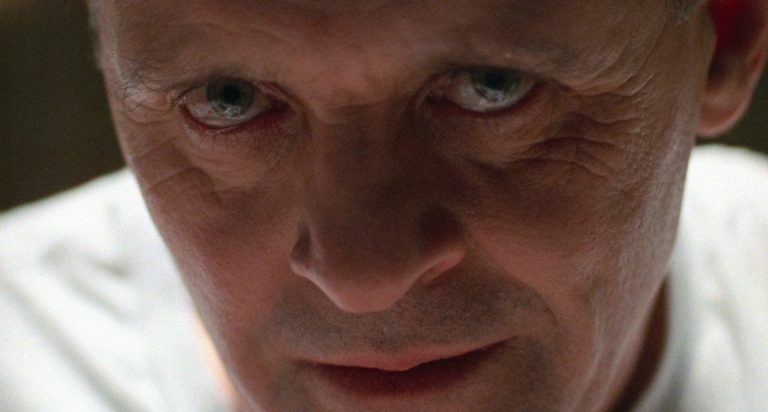 Anthony Hopkins in The Silence of the Lambs (1991).