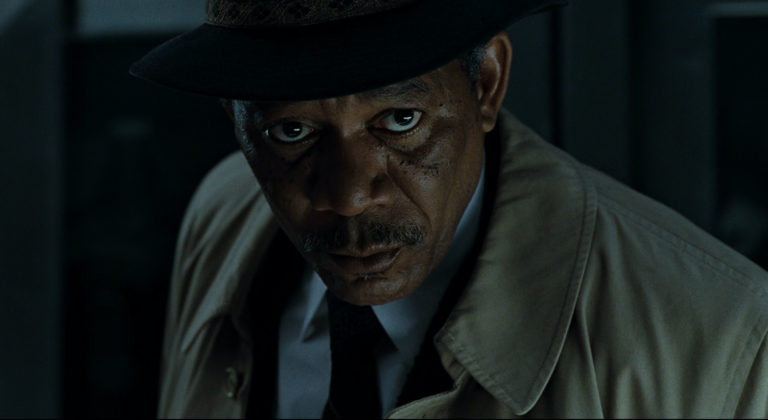 Morgan Freeman in Se7en (1995).