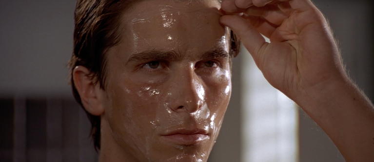Christian Bale is Patrick Bateman in American Psycho (2000).