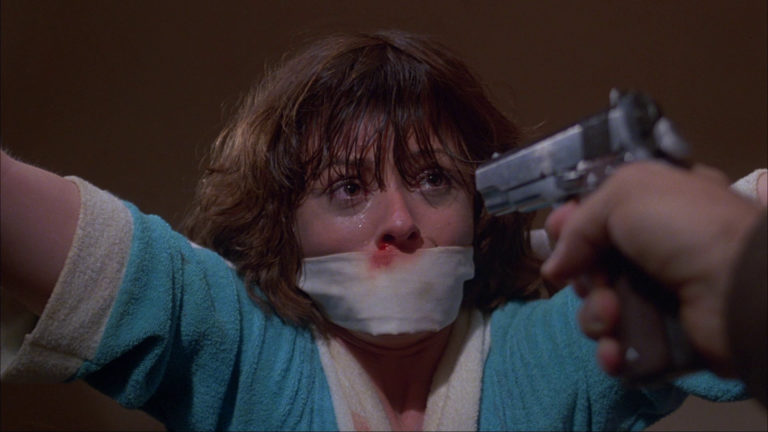 Rebecca Balding in Silent Scream (1980).