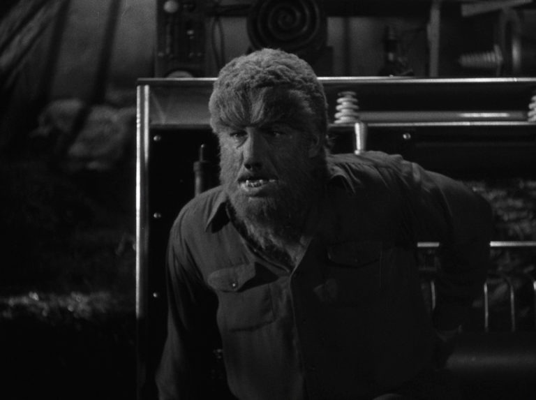 Lon Chaney Jr. in Frankenstein Meets the Wolf Man (1943). 