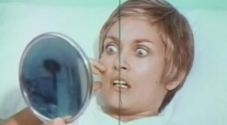 Alexandra Bastedo in I Hate My Body (1974).