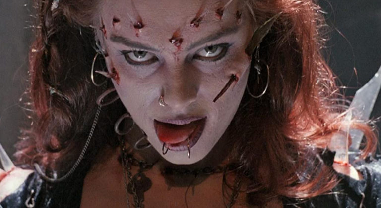 Melinda Clarke in Return of the Living Dead III (1993).