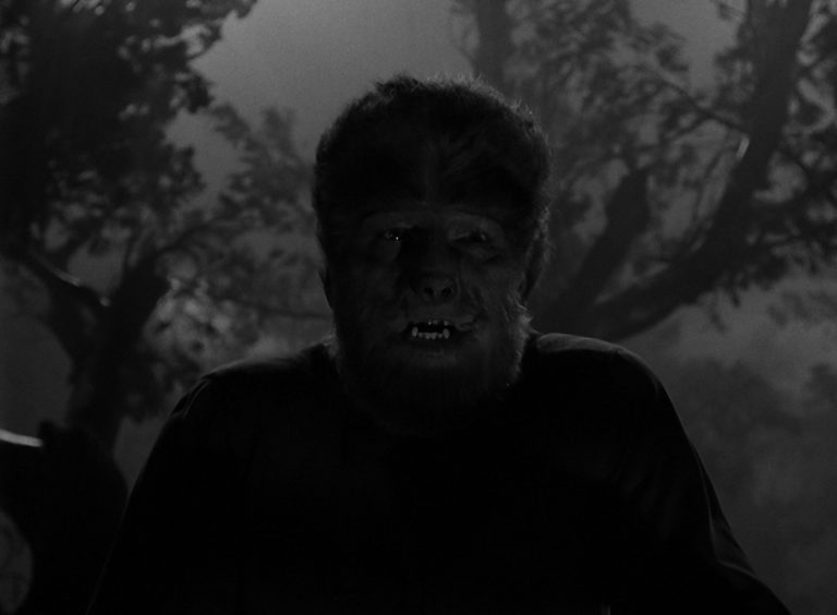 Lon Chaney Jr. as Larry Talbot in The Wolf Man (1941).