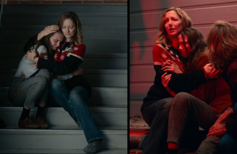 Andi Matichak and Judy Greer in Halloween Kills (2021). 