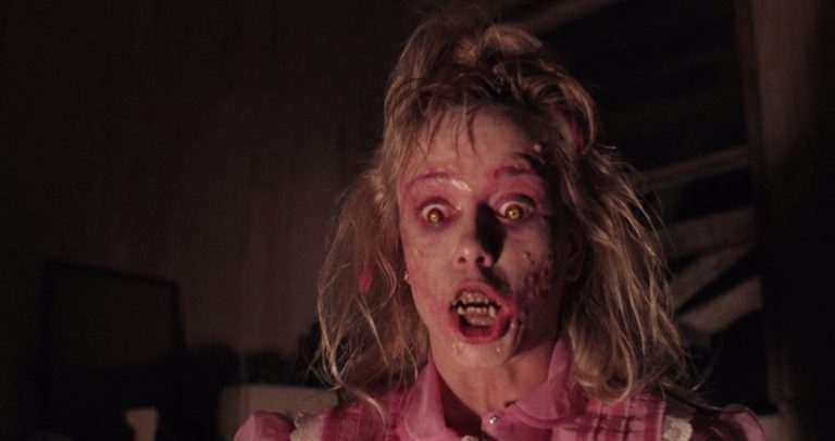 Linnea Quigley in Night of the Demons (1988).