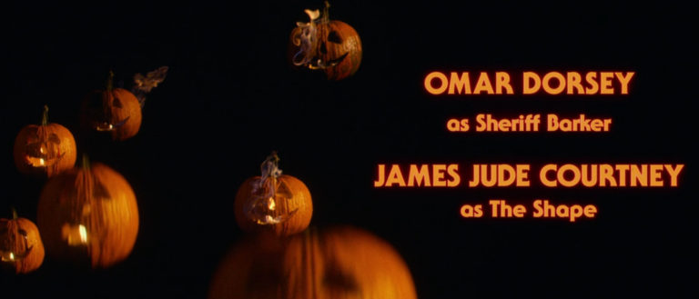 The opening credits of Halloween Kills (2021).