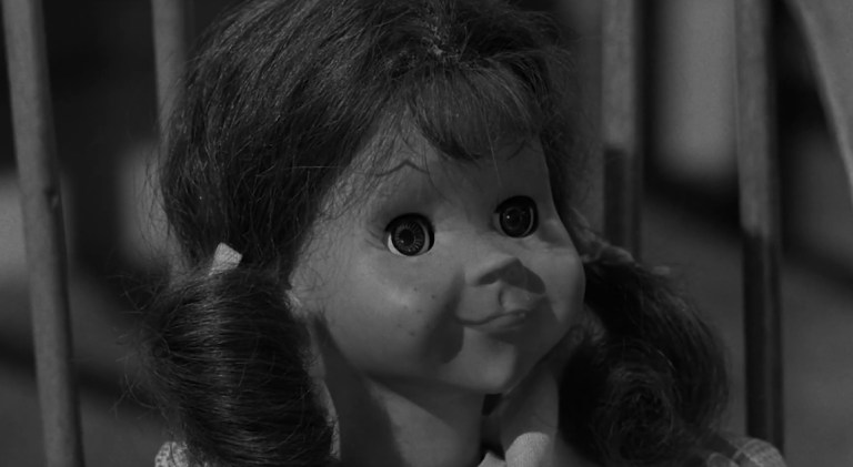 Talky Tina from the "Living Doll" episode of The Twilight Zone (1963).