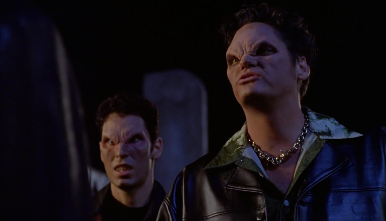 The new Leatherface, Mark Burnham, also played minor vampire minion Lenny from the 1998 episode of