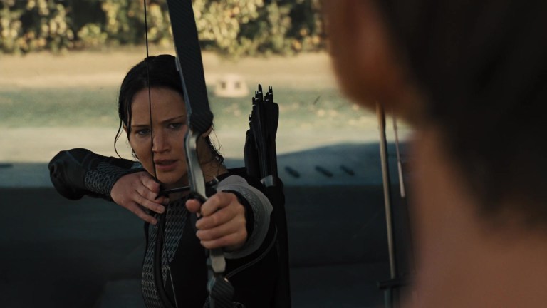 Jennifer Lawrence in The Hunger Games: Catching Fire (2013).