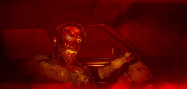 Nicolas Cage in Mandy (2018).