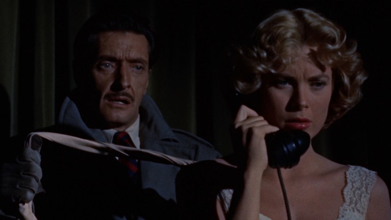 Anthony Swann and Grace Kelly in Dial M for Murder(1954).