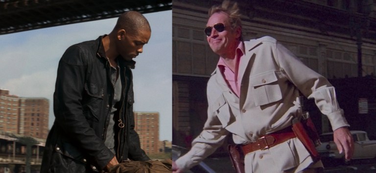 Will Smith in I Am Legend, Charlton Heston in The Omega Man.