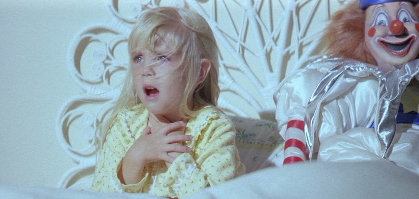 Heath O-Rourke as Carol Anne in Poltergeist (1982).