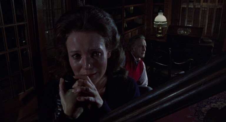 Trish Van Devere and George C. Scott in The Changeling (1980).