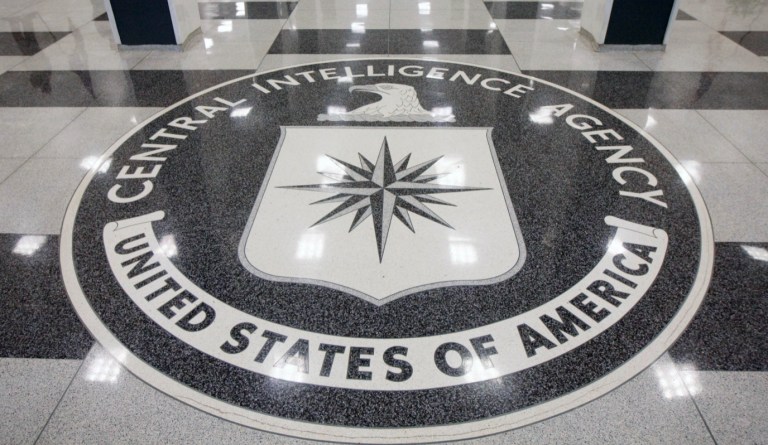 CIA Headquarters floor seal.