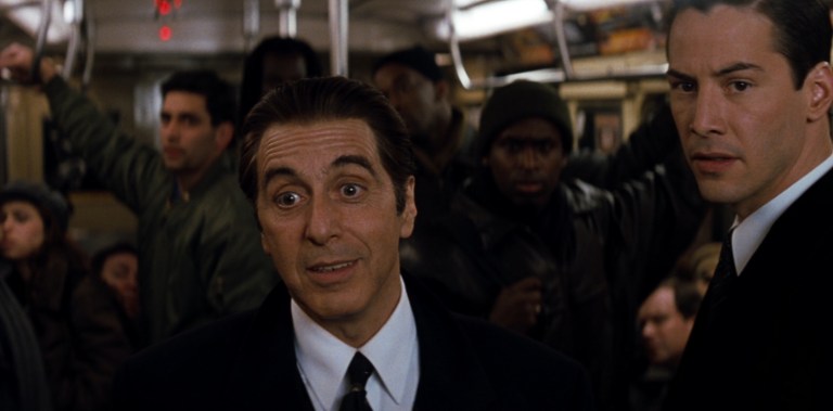 Al Pacino and Keanu Reeves in The Devil's Advocate (1997).