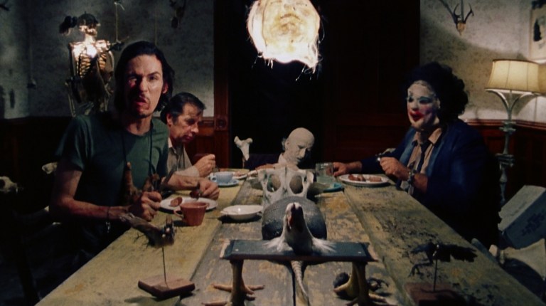 Dinner time at Leatherface's house.