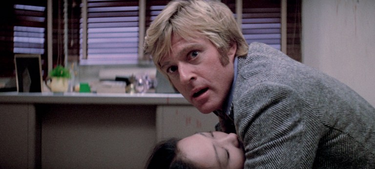 Robert Redford in Three Days of the Condor (1975).