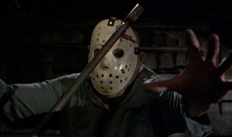 Jason Voorhees in Friday the 13th Part 3 (1982).