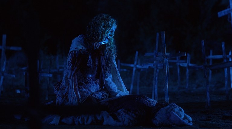 In House of 1000 corpses, 2003, the character Tiny is seen eating