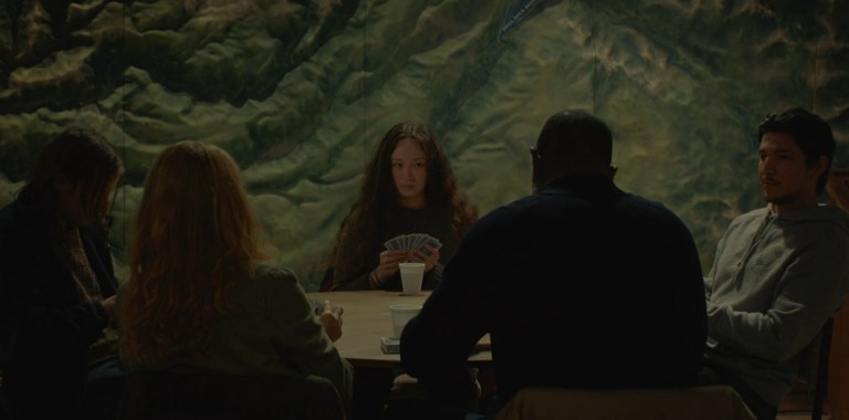 Havana Rose Liu as Darbu in No Exit (2022).