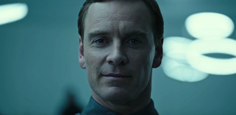 Michael Fassbender in Alien Covenant (2017).