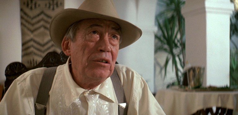 John Huston in Chinatown (1974).
