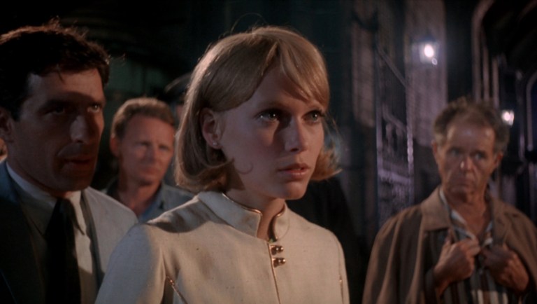 Mia Farrow in Rosemary's Baby (1968).