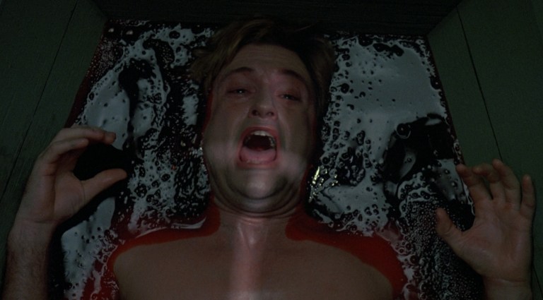 Bill Pullman dreaming of being buried alive in The Serpent and the Rainbow (1988).