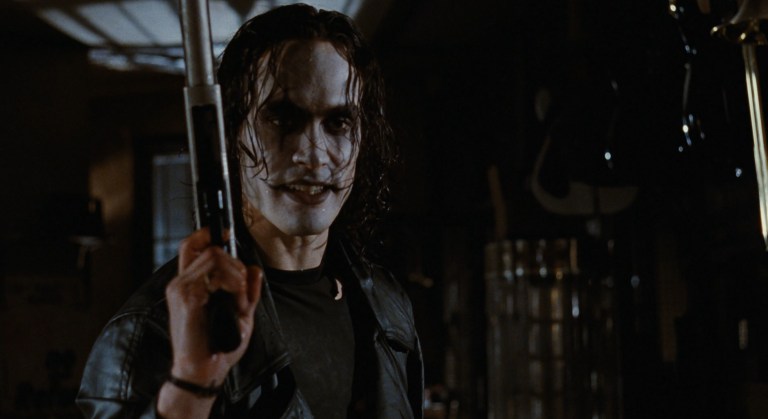 Brandon Lee in The Crow (1994).