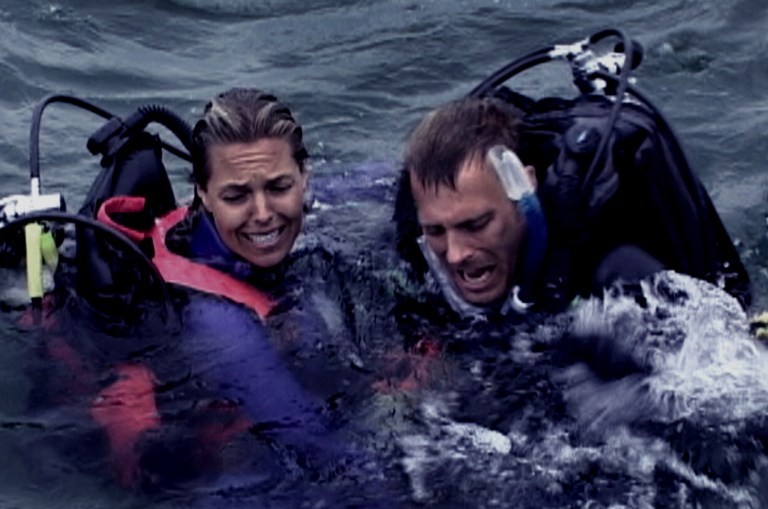 Blanchard Ryan and Daniel Travis in Open Water (2003).