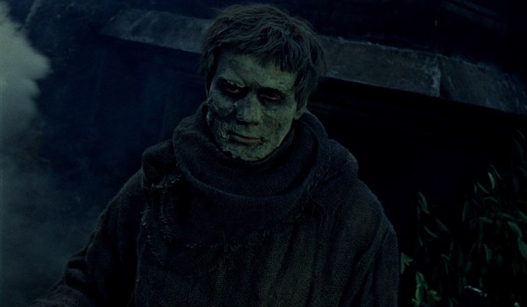 A rotted zombie in Plague of the Zombies (1966)