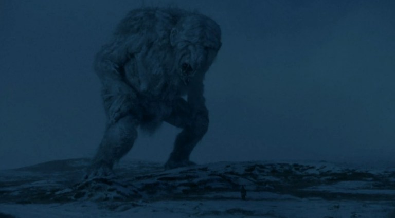 The troll standing on the horizon in Trollhunter (2010).