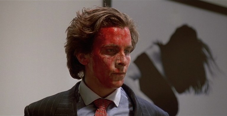 Chrisian Bale as Patrick Bateman in American Psycho (2000)