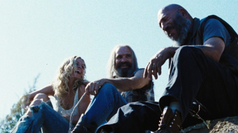 Sheri Moon Zombie, Bill Moseley, and Sid Haig in The Devil's Rejects (2005)