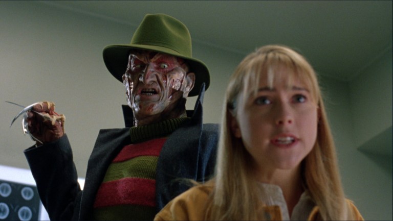 Robert Englund and Tracy Middendorf in Wes Craven's New Nightmare (1994)