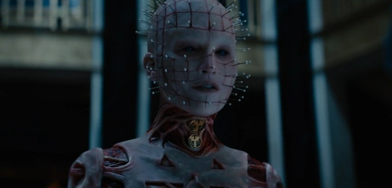 Jamie Clayton as Hell Priest Pinhead in Hellraiser (2022)