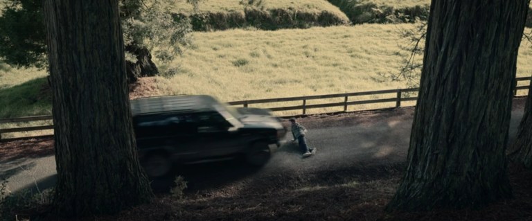 Brandon gets run over in M3GAN: Unrated (2023).