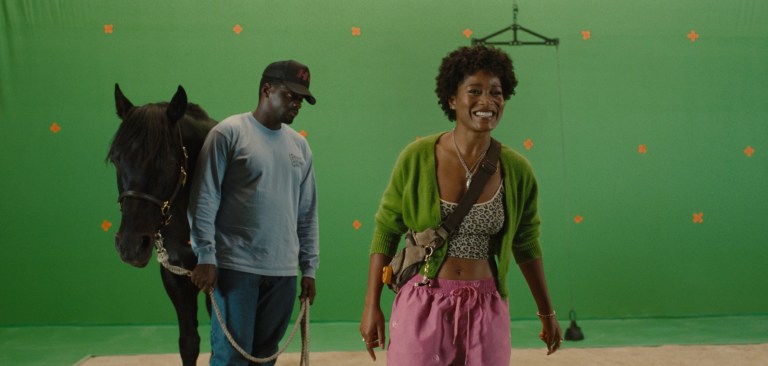 Daniel Kaluuya and Keke Palmer in Nope (2022).