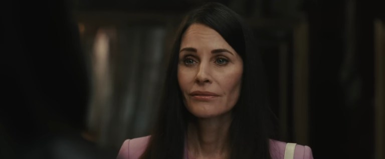 Courteney Cox as Gale Weathers in Scream VI (2023).