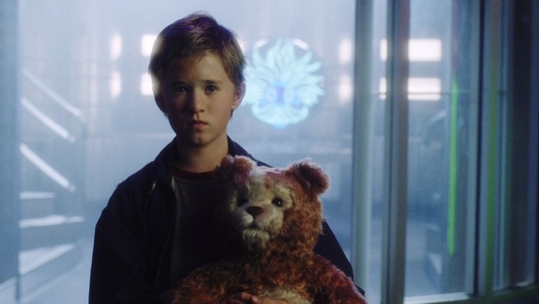 Haley Joel Osment in A.I. Artificial Intelligence (2001).
