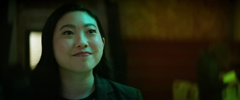 Awkwafina as Rebecca Quincy in Renfield (2023).