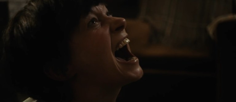 Carolyn Bracken screaming in You Are Not My Mother (2021)