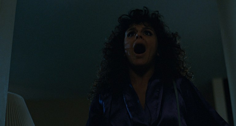 Ginger screams in The Terminator (1984).