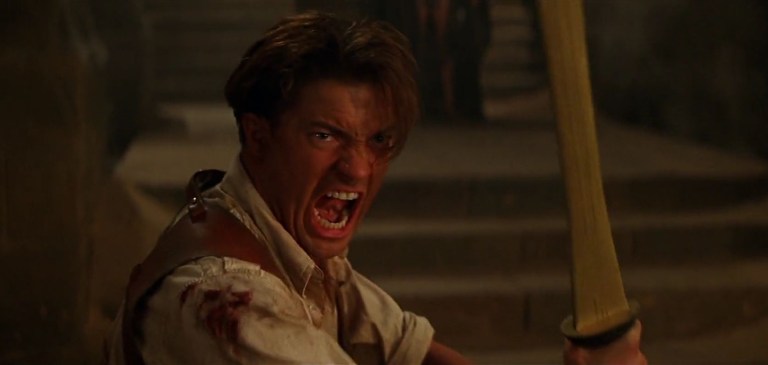 Brendan Fraser in The Mummy (1999).