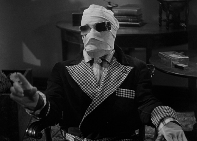 Claude Rains as The Invisible Man (1933)
