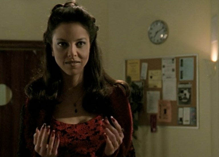 Drusilla as seen in Becoming Part One during season two of Buffy the Vampire Slayer.