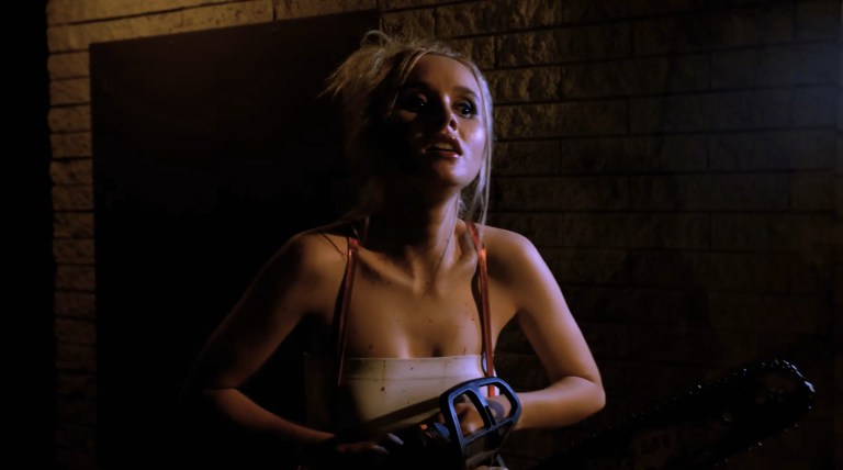 Kansas Bowling as Phoebe in Murdercise (2023).