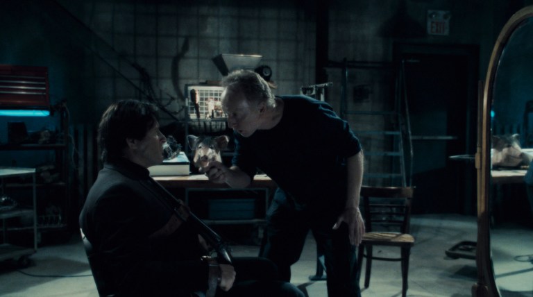 Mark Hoffman and Jigsaw as seen in Saw V (2008).